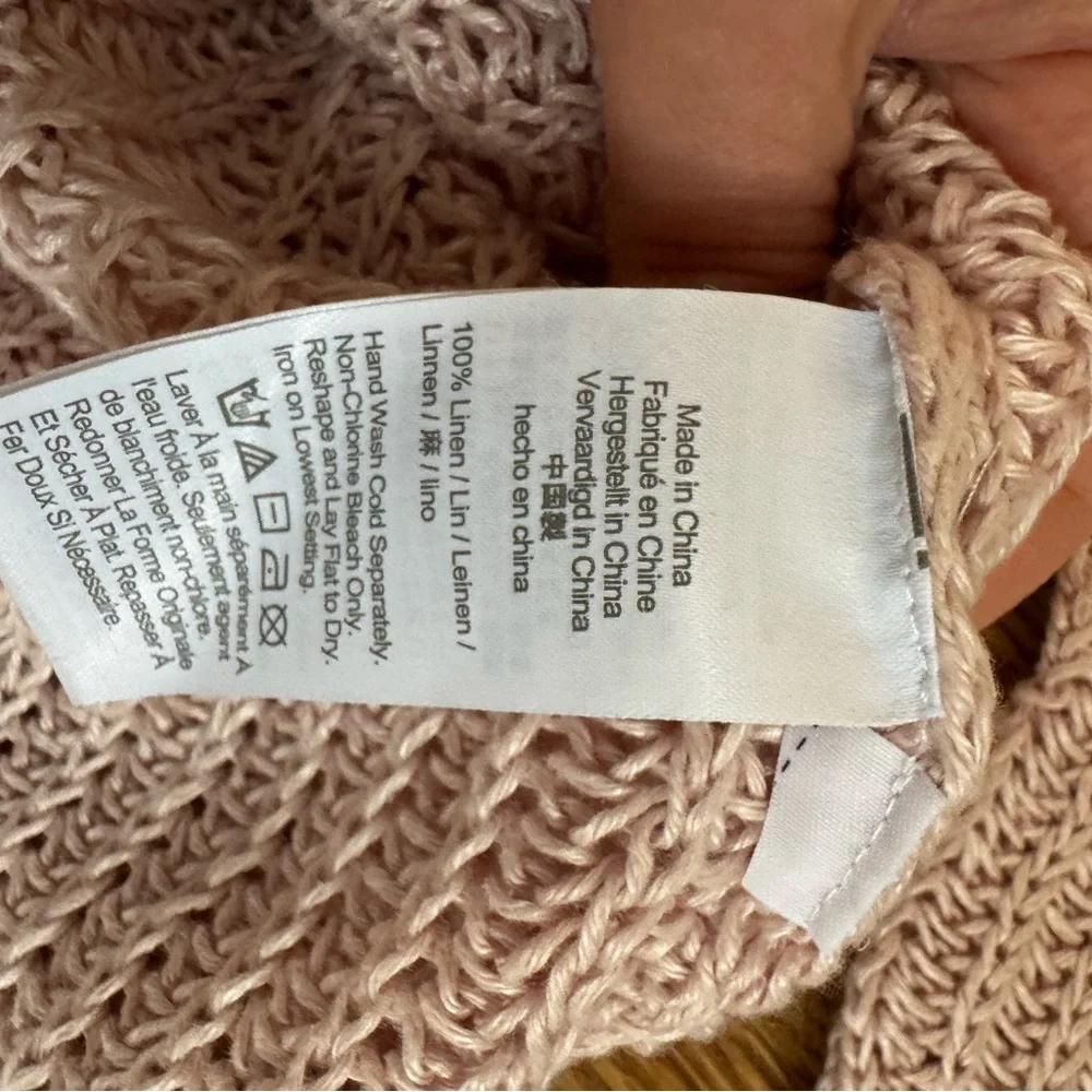 J. Crew Light Pink Chunky Crewneck Sweater